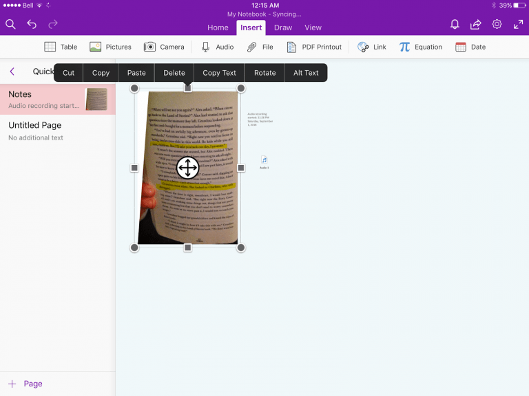 what is immersive reader in onenote
