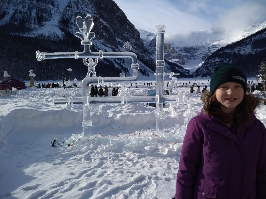 When there are special activities near us,I often get plagued by ‘there’s always next year-itis!’ However, maybe it's time to count my staycation blessings. staycation ideas; Lake Louise Canada; Banff Canada winter; Canada winter vacation; Lake Louise Magic Ice Festival #lakelouise #banffnationalpark #banff