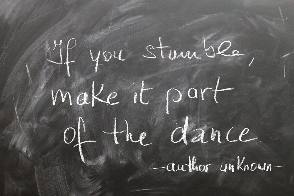 If you stumble, make it part of the dance - author unknown There may be some stumbling as individuals work through a learning disability. However, there are still strengths to embrace.