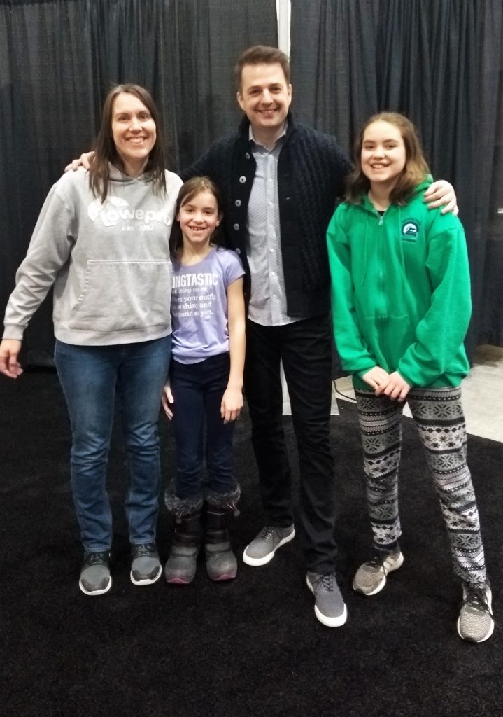picture with Todd Talbot from the home and garden show