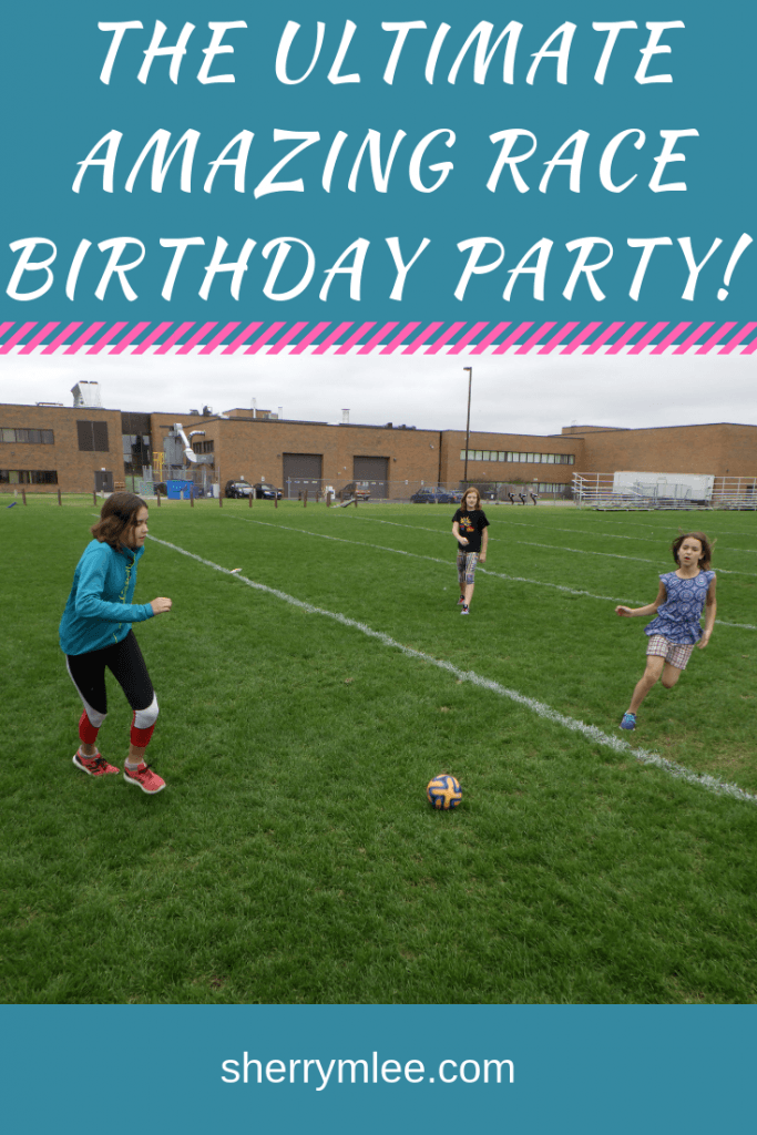 The Ultimate Amazing Race Birthday Party; planning an amazing race party; how to host an amazing race party; birthday party ideas for kids; 11 year old birthday party #amazingrace #amazingraceparty