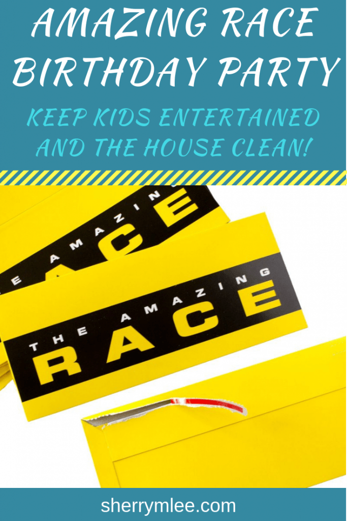 The Ultimate Amazing Race Birthday Party that keeps kids entertained and the house clean; planning an amazing race party; how to host an amazing race party; birthday party ideas for kids; 11 year old birthday party #amazingrace #amazingraceparty